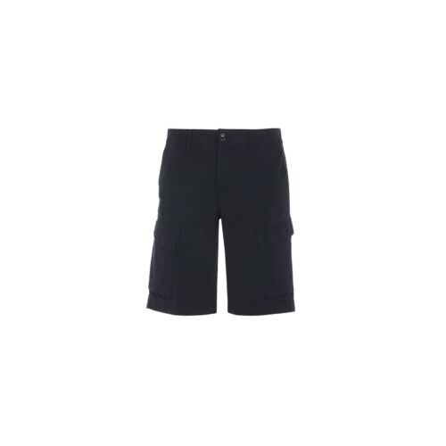 SLAM Deck Cotton Cargo Shorts. Dark Navy.